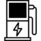 Icono punto de carga eléctrico